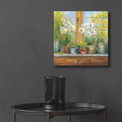 " Gardeners Table Orchids " by Carol Rowan