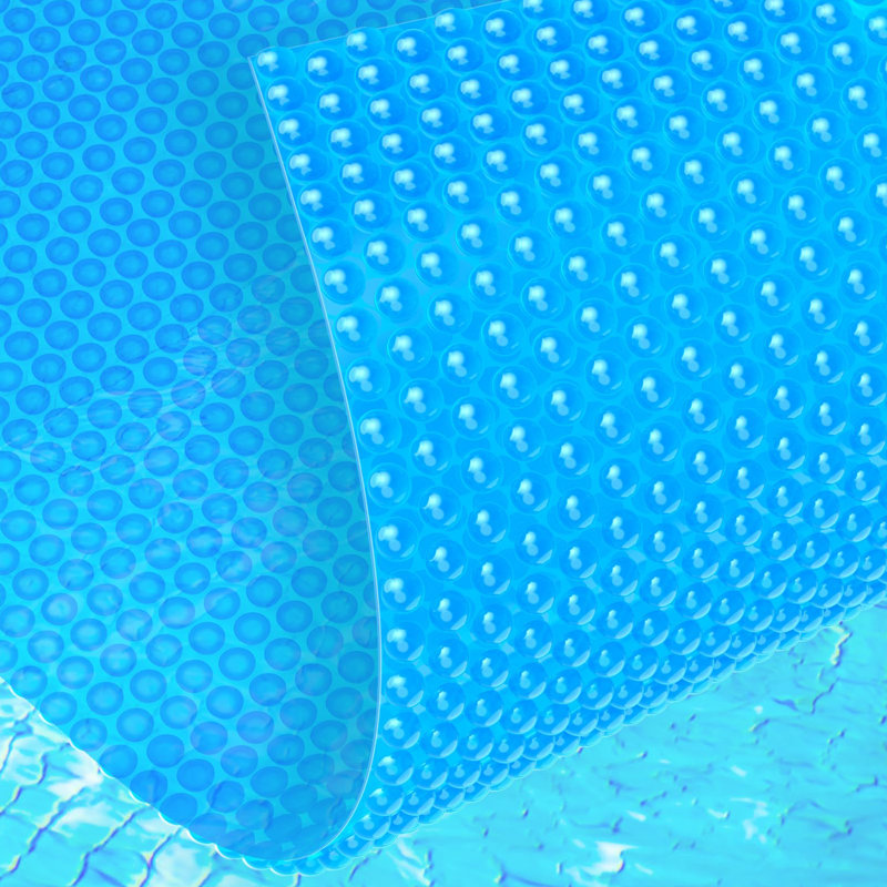 Couverture solaire pour piscine 16 mil avec protection UV UPF 50+, couverture solaire rectangulaire pour piscine creusée et hors terre 20 pi x 40 pi, série 1600, bleu, couverture résistante à la chaleur et aux produits chimiques