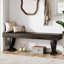 Banc de 55 pouces pour vestibule, banc de bout industriel-341507183