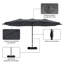 15 Ft Patio Market Umbrella with Base-86773835