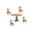 Josiane Round Solid Wood Dining Table