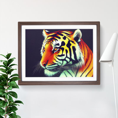 Blessed Tiger - Single Picture Frame Print