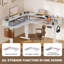 Olevide Adjustable Height Modular Steel Standing Desk-658588112