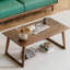 Table de bout rectangulaire en noyer noir