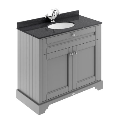 Old London 1000mm Free-standing Single Vanity Unit