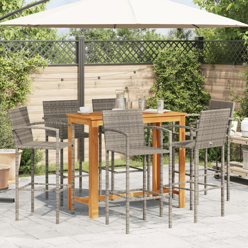 Ensemble de bar pour patio 5 pièces Wildon Home®