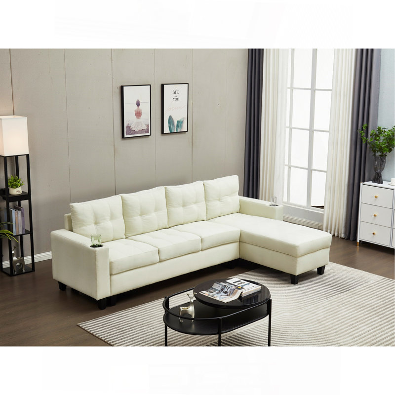 Canapé modulaire 2 pièces rembourré