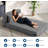 Folding Sofa Bed, 4-in-1 Convertible Sleeper Chair with 2 Pillows, Futon Couch Bed with Back Support, Portable Fold Out Chair Bed Comfy Floor Sofa Lounge for Living Room Bedroom, Twin