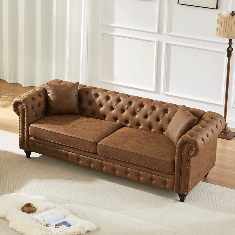 Canapé Chesterfield 85,5 po