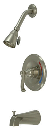 Royal Trim Kit with French Lever Handles, Brushed Nickel