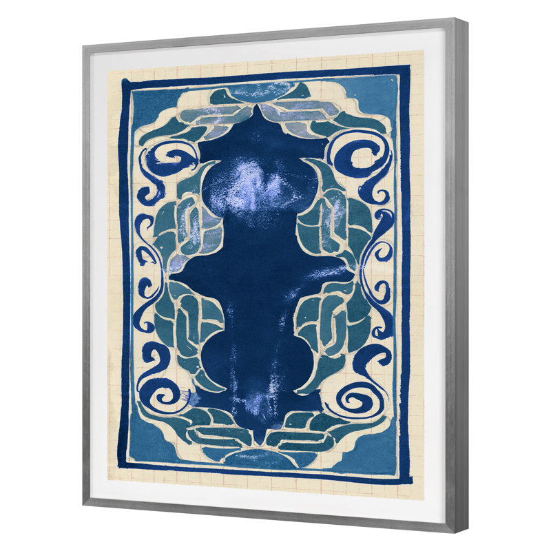 Rug Sketch 11 Print by Grand Archives, 41" H x 32" W