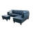 Faux Leather L-Shaped Sectional Left Hand Facing-81407051-87463985