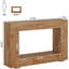 Canapé d'entrée moderne, console en bois, table