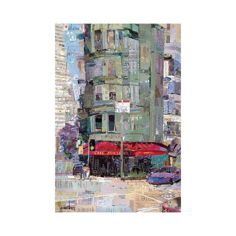 Cafe Zoetrope 1 Piece Wrapped Canvas Painting, 45.72cm H x 30.48cm W x 1.905cm D