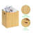Detachable Bamboo Waste Bin