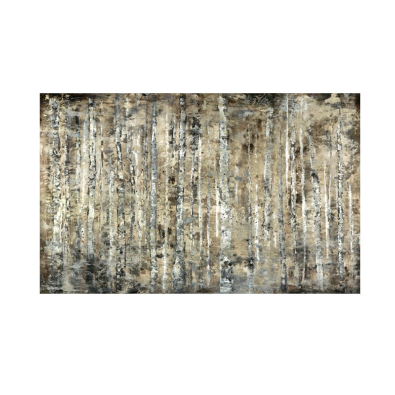 Winter Birches Print, 30" H x 48" W x 1.5" D, Knife Gel