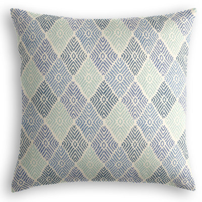 Globetrotter Geometric Cotton Reversible Throw Pillow