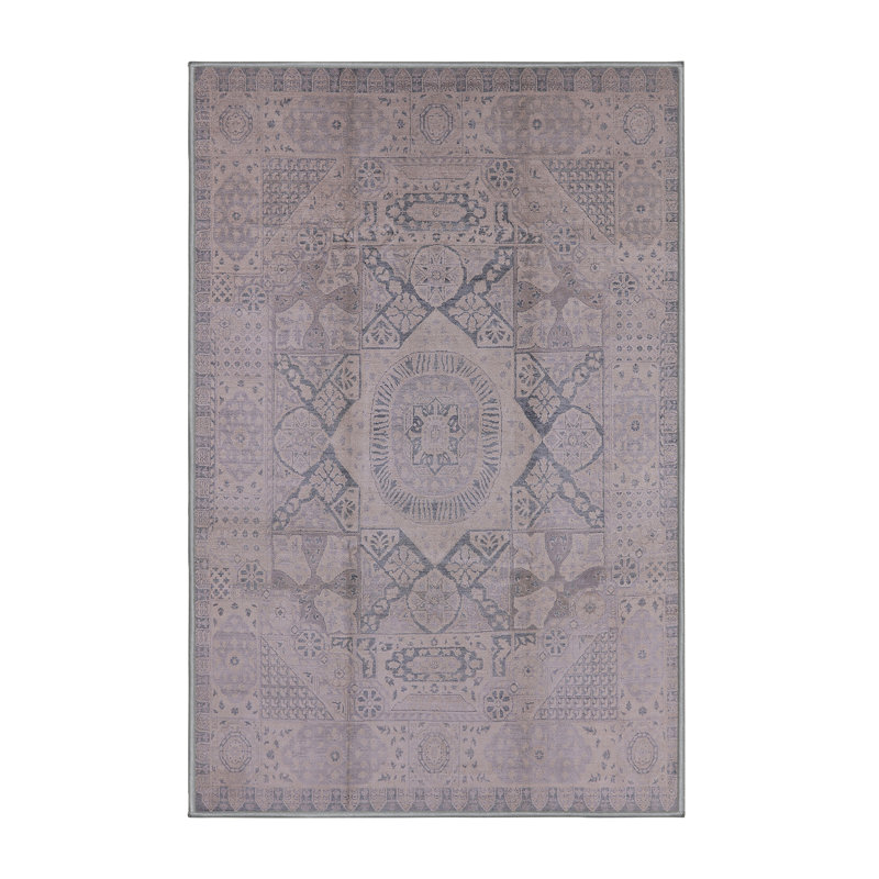 Tapis oriental gris, Rectangle 5 pi x 8 pi