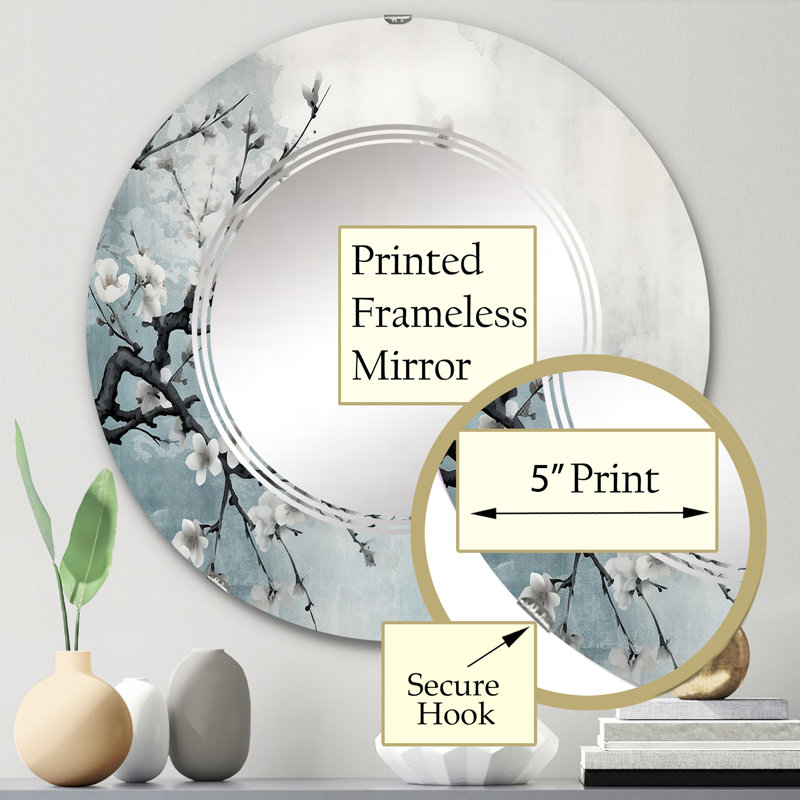 Rasharkin Circle Mirror, 24" x 24"