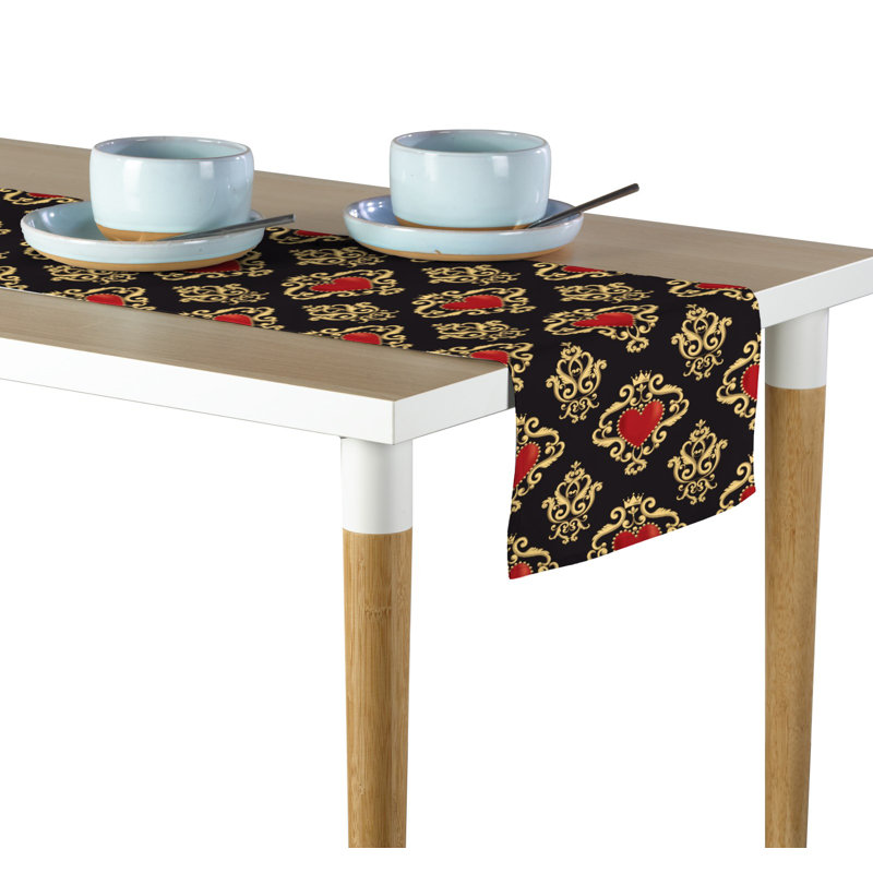 Smyre Geometric Table Runner, 108" x 14"