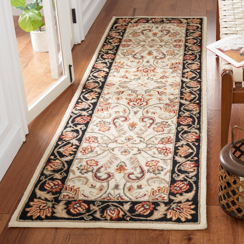 Kapur Hand Hooked Performance Oriental Rug, Runner 2'6" x 8'