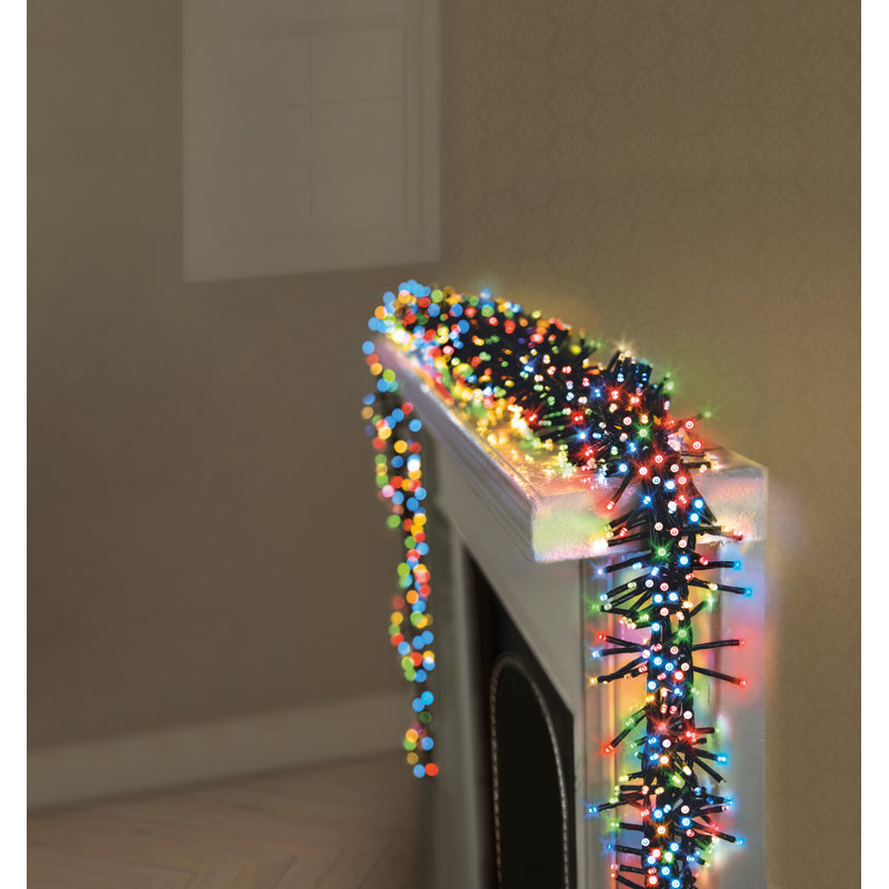 480 Multi Action Cluster String Lights, Multicolour