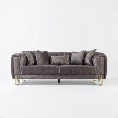 Canapé en velours de luxe Alcantara