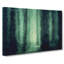 Green Misty Forest in Abstract - Wrapped Canvas-55313394