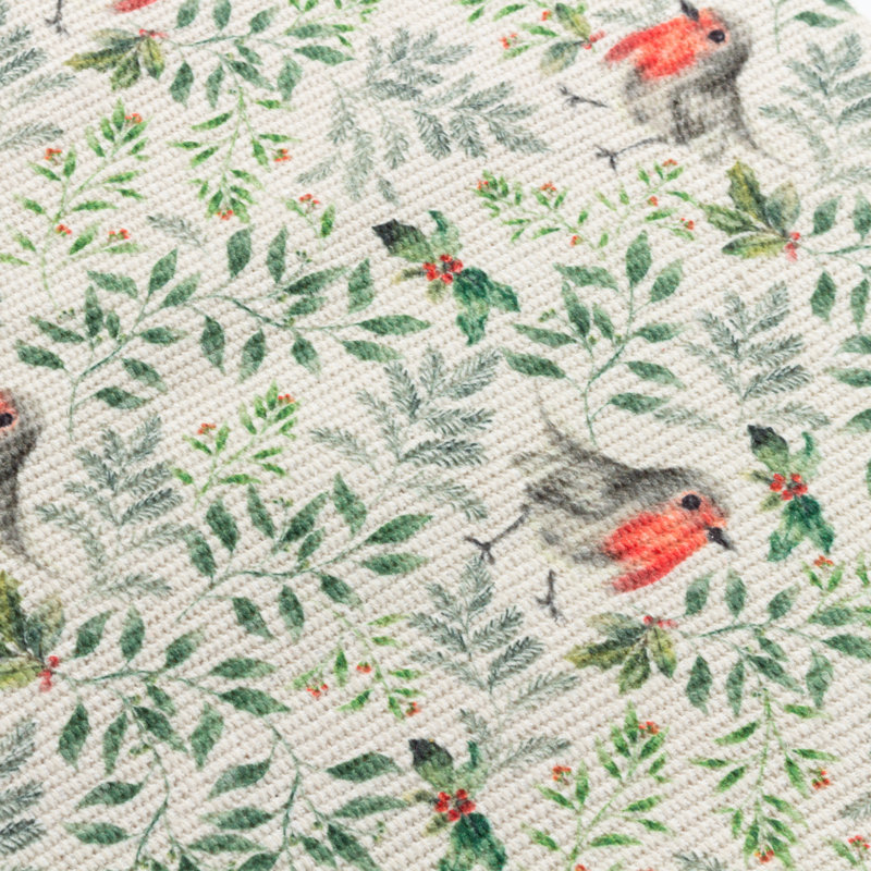 Robin Polyester Floral Rectangle Placemat