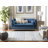 Ambr Hand Tufted Viscose/Wool Oriental Rug in Ivory/Navy-773860396