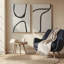 Ensemble de 2 impressions courbées Silence-1636027064-1636027058