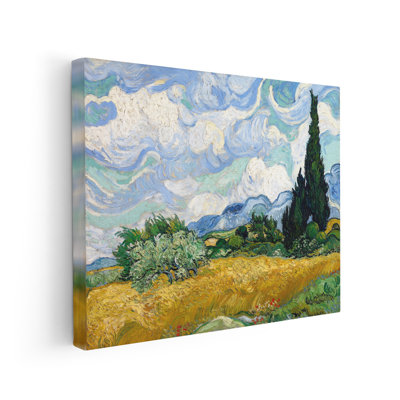 Van Gogh - Wheat Field with Cypresses No4