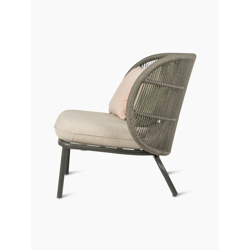 Kodo Outdoor Lounge Chair, Fossil Gray