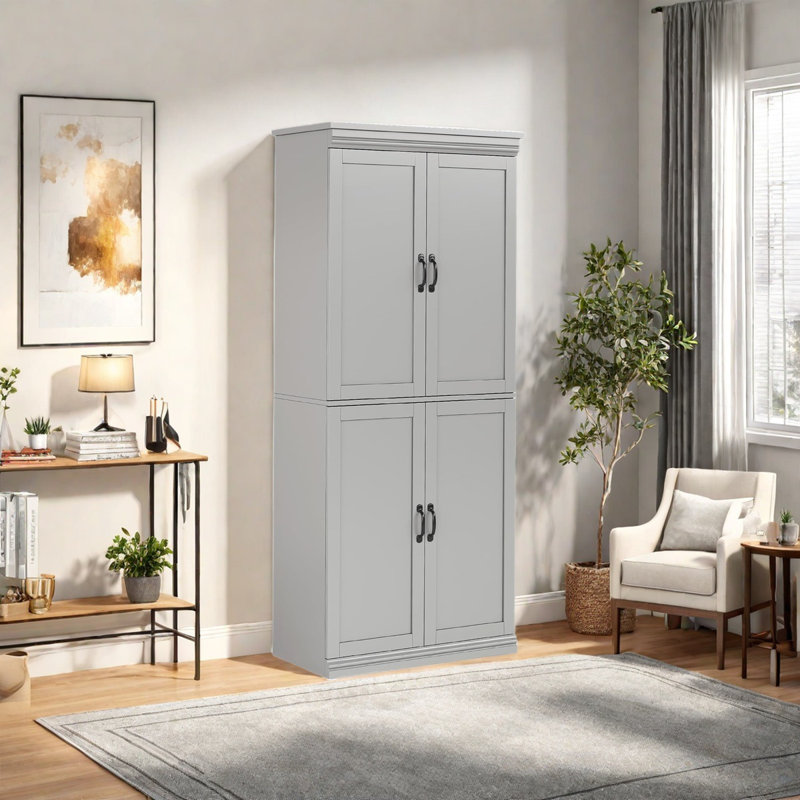 177.8cm Kitchen Pantry, Grey