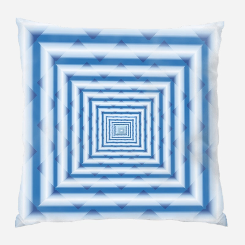 Geometric Microsuede Reversible Throw Pillow