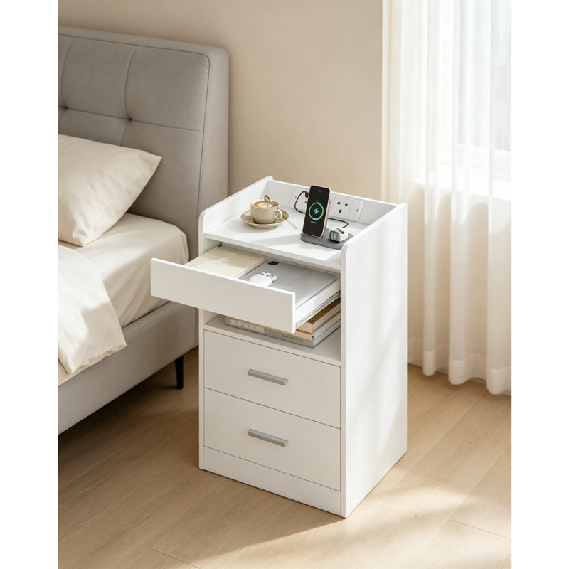 40 cm W Bedside Table