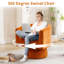 Fauteuil demi-tonneau pivotant 28 po-1140986759