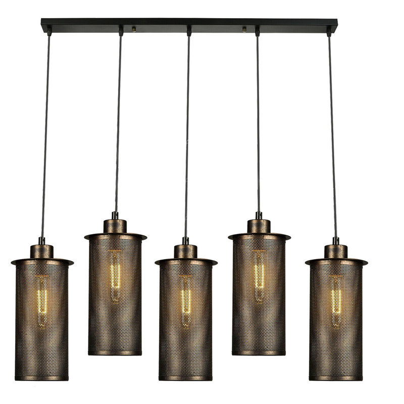 Sanostee 5 - Light Brushed Copper Kitchen Island Pendant