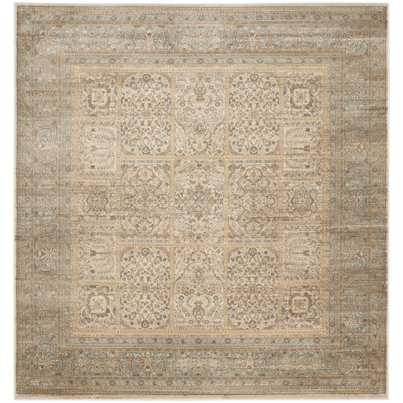 Norcross Performance Oriental Rug, Square 6'7"
