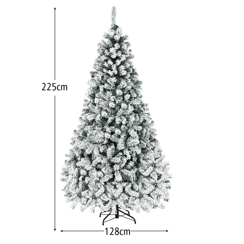 225cm H Lighted Artificial Christmas Tree