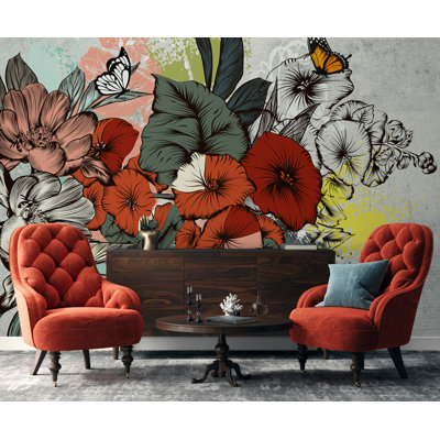 Floral Wall Mural
