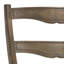 Les chaises d'appoint en chêne patiné (2 pièces) ajoutent du caractère à votre salle à manger avec (de 2) revêtement beige pour une sophistication
