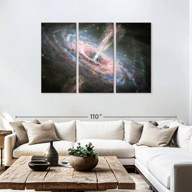 Oberle Quasar Outflow, 48" H x 74" W
