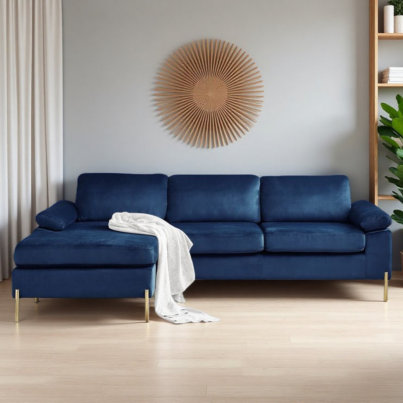 Velvet Sofa, Blue Velvet