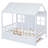 Wood House Bed With Trundle, Wooden Daybed-535132135