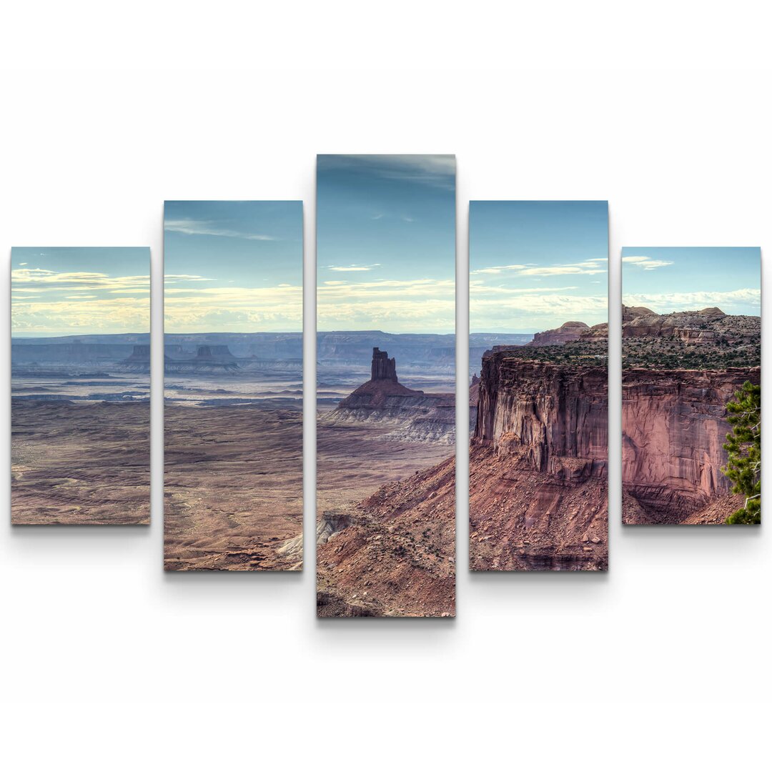 5-tlg. Leinwandbilder-Set Canyonlands National Park - Utah