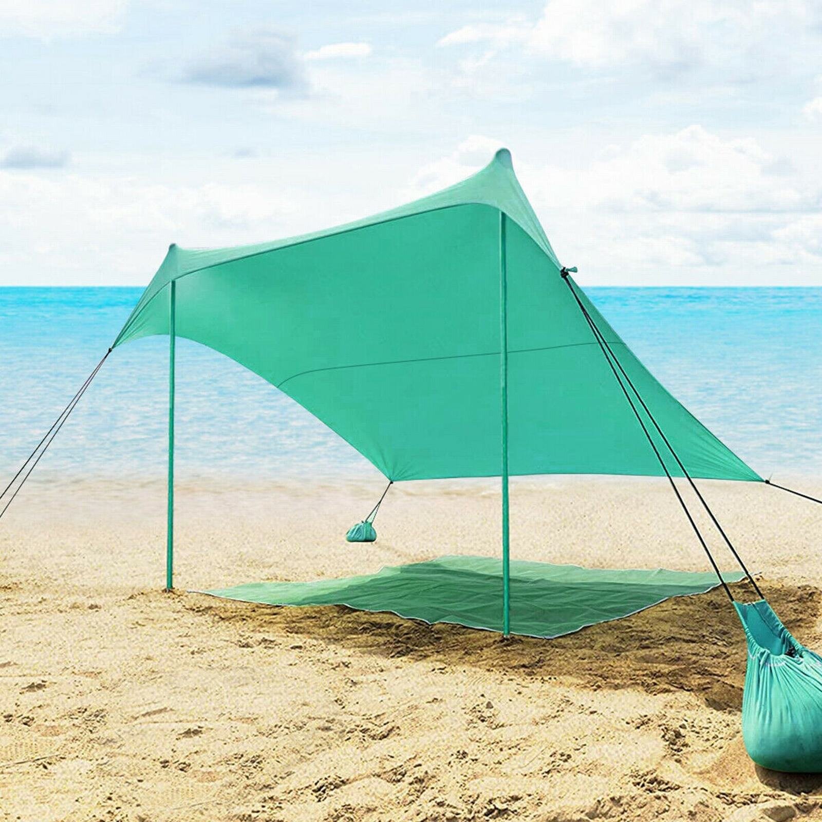 お得】【お得】Red Suricata Family Beach Tent Beach Canopy Beverage Holders Bundle  -＿並行輸入品 タープ