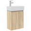 Single Bathroom Vanity with Ceramic Basin-1375705992