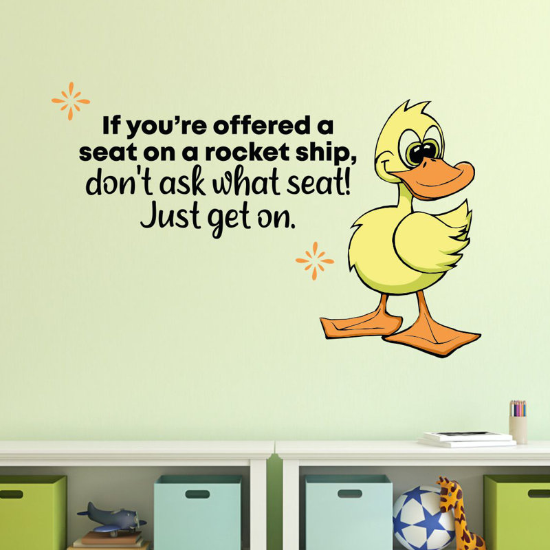Text & Numbers Wall Decal, 12" H x 20" W x 0.05" D