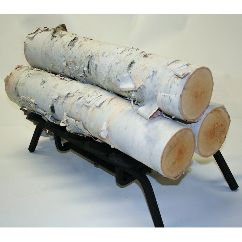 Wilson Misbah Large Birch Fireplace Logs (3.5" - 5.5" Diameter x 15.5-17.5" Long)
